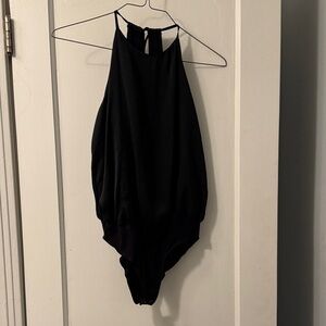 Abercrombie & Fitch Black Halter Top Bodysuit